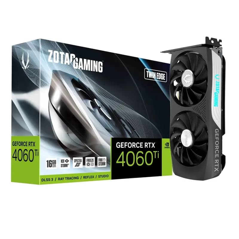 کارت گرافیک زوتک مدل GAMING GeForce RTX 4060 Ti 16GB Twin Edge
