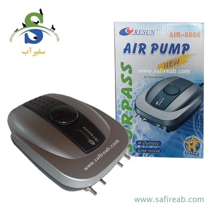 پمپ هوا چهار خروجی AIR-8000 ریسان