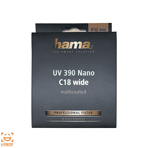 فیلتر یو وی هاما Hama UV 390 Nano C18 Wide 52mm