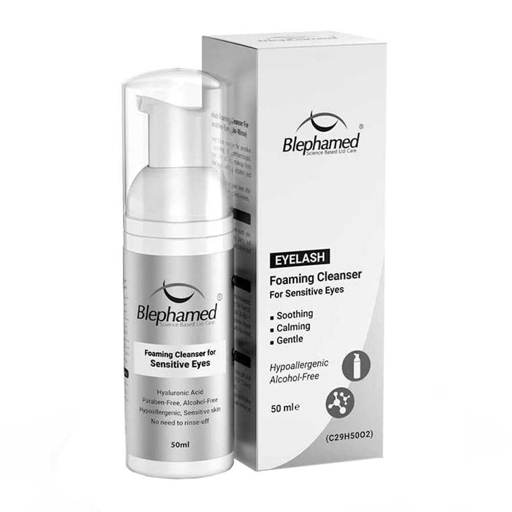 فوم پاک کننده چشم بلفامد مناسب مژه های اکستنشن شده حجم 50ml