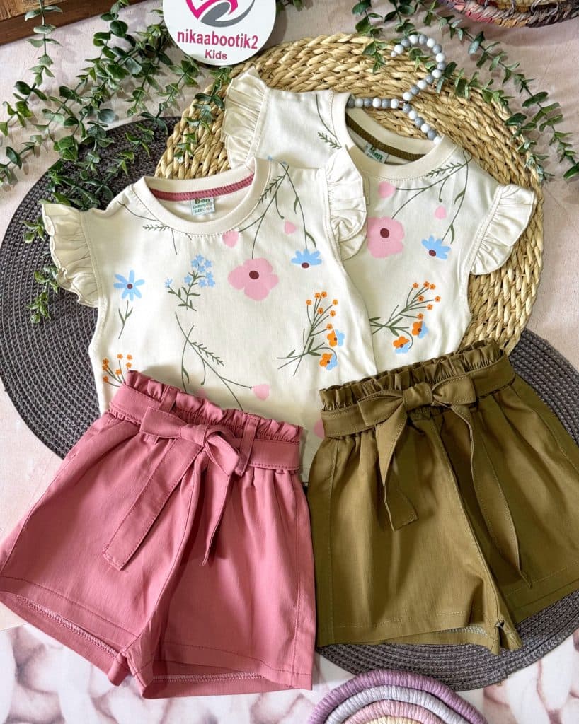 کراپ شلوارک شکوفه