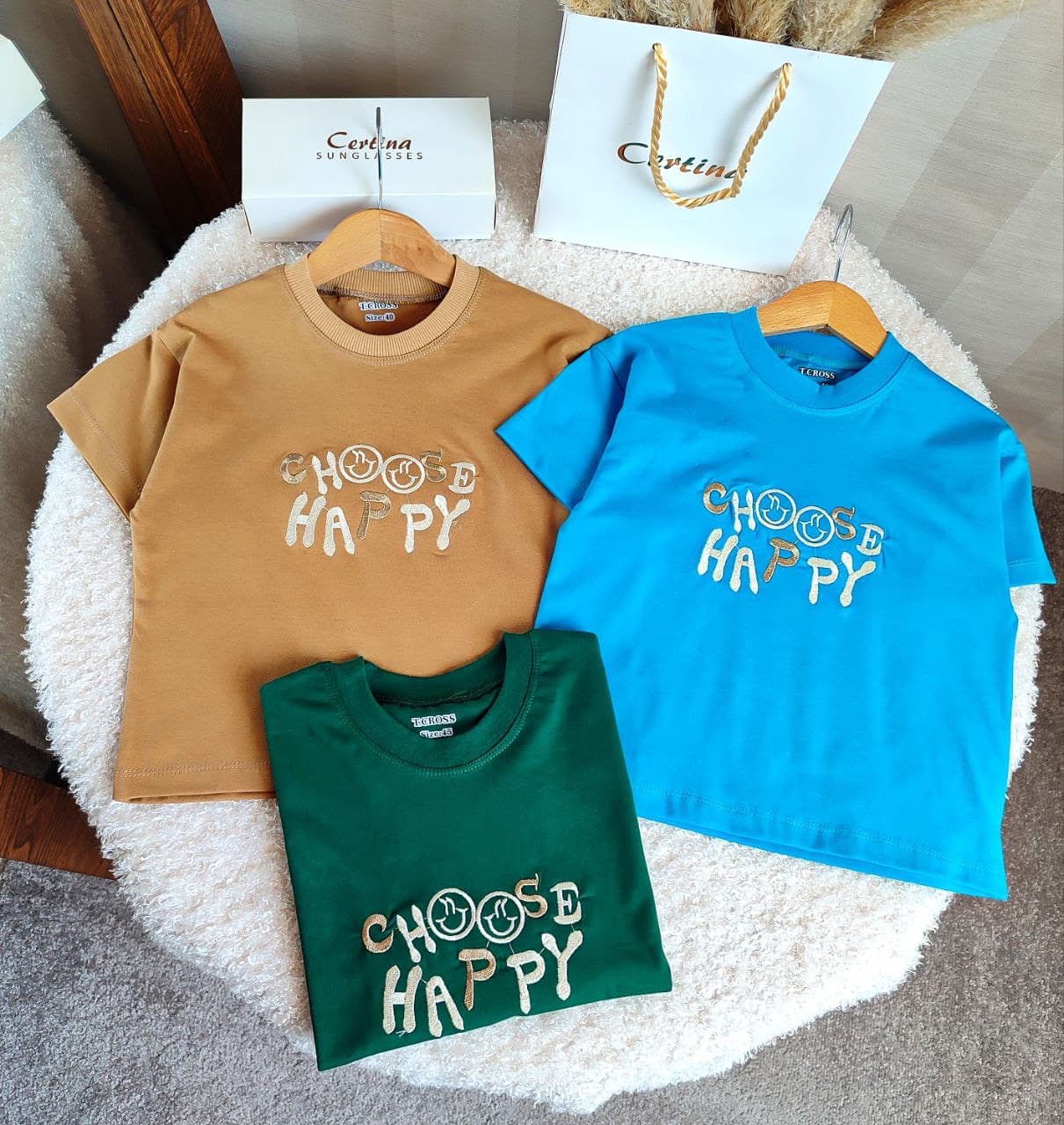 ست تیشرت و شلوارک happy