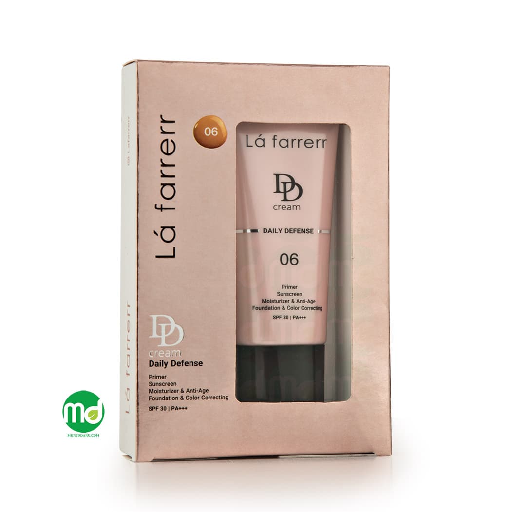 دی دی کرم رنگ کارامل لافارر برای انواع پوست SPF 30 شماره 06