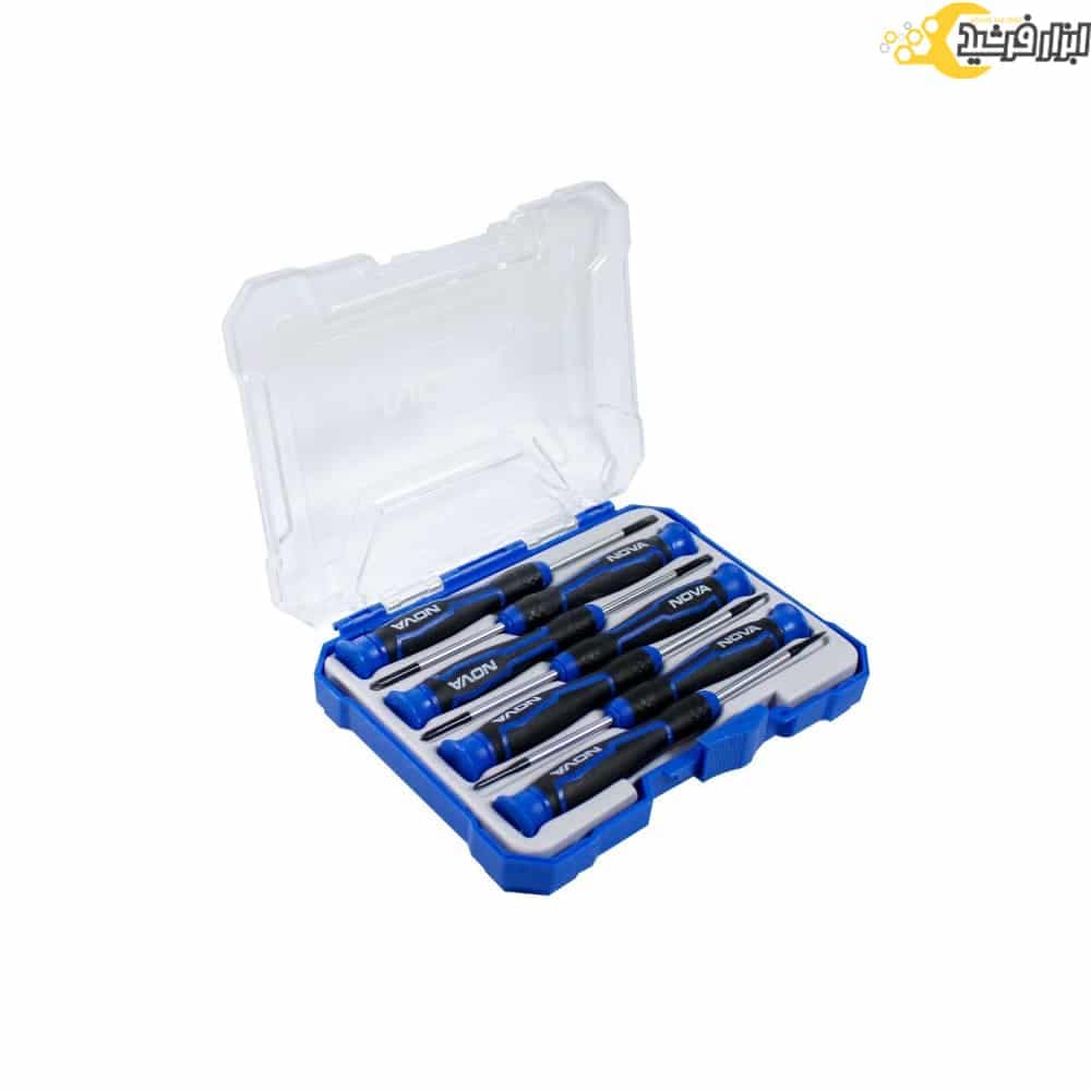 پیچ گوشتی ساعتی 7عددی نووا مدل 1339