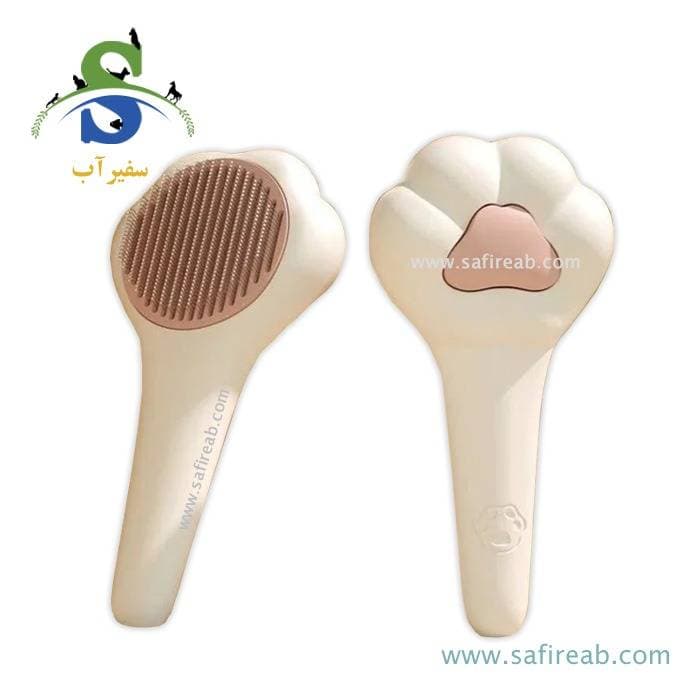 برس با دکمه تخلیه مدل پاو سگ و گربه و جوندگان چانگ لیر