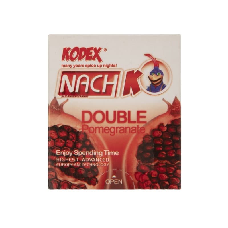 کاندوم کدکس مدل Double Pomegranate بسته 3 عددی