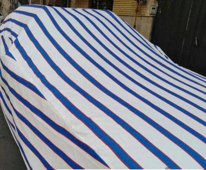 چادر ماشین برزنتی نخی ضخیم مقاوم به آفتاب هیوندای 40 ( I40 )