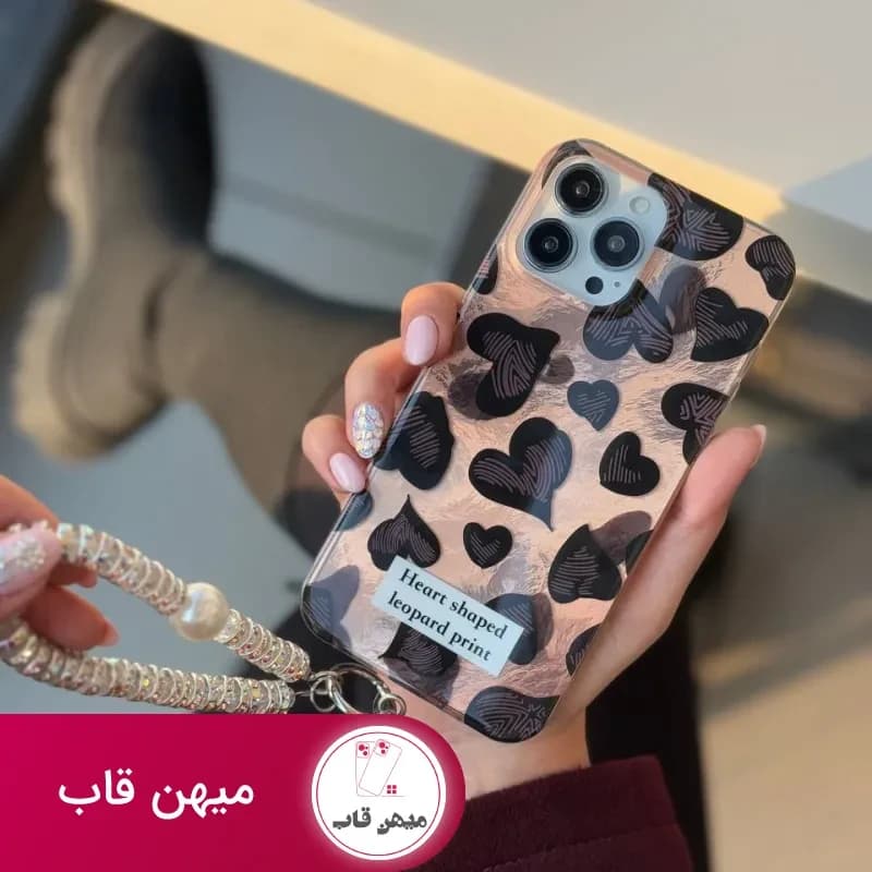 قاب گوشی آیفون Leopard Heart - کد (۱۰۸۱۶۹)