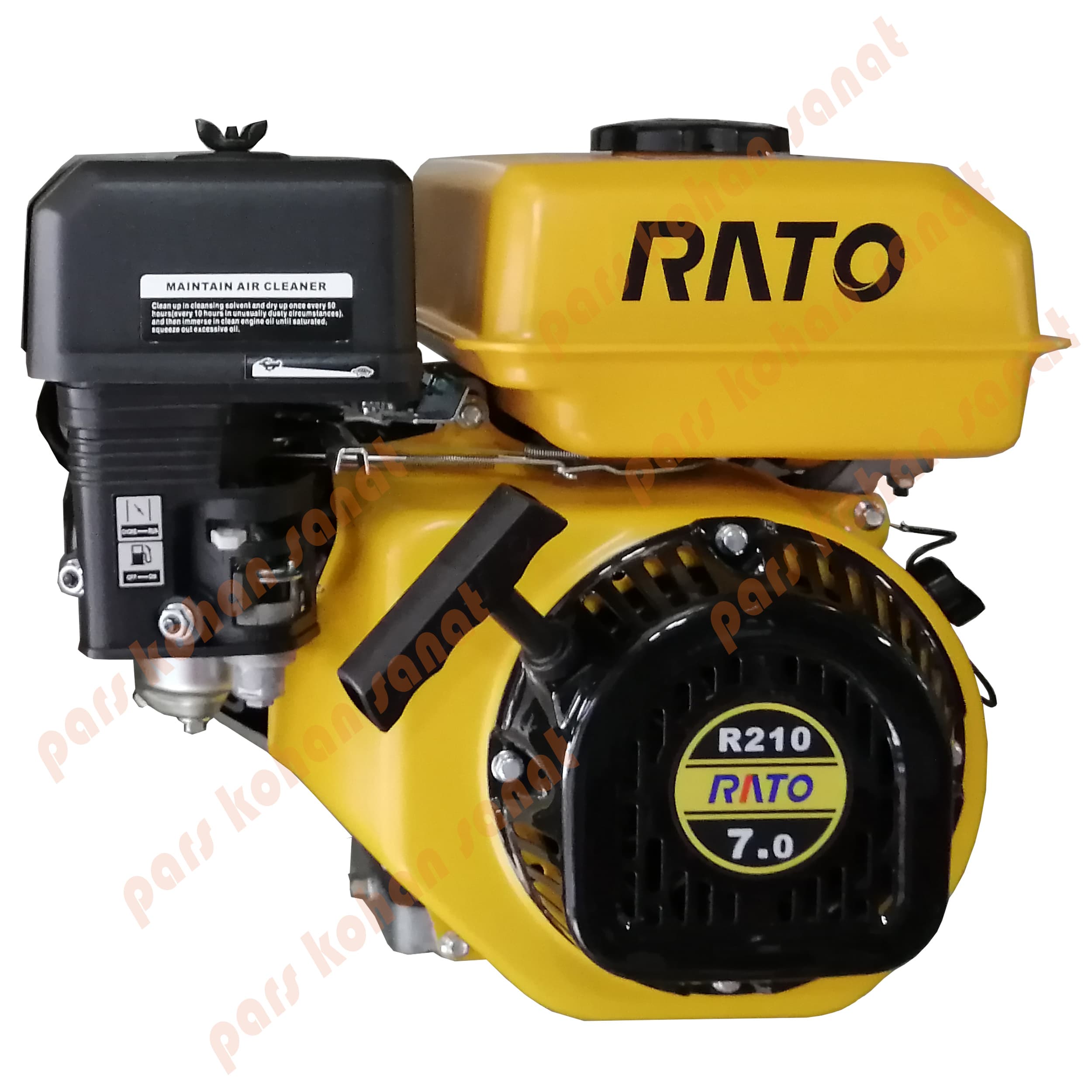 موتور تک بنزینی راتو 7 اسب مدل R210