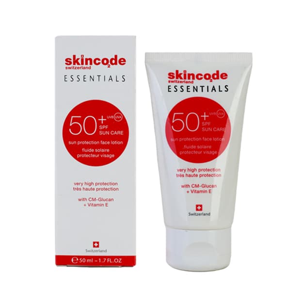 کرم ضد آفتاب 50 اسکین کد