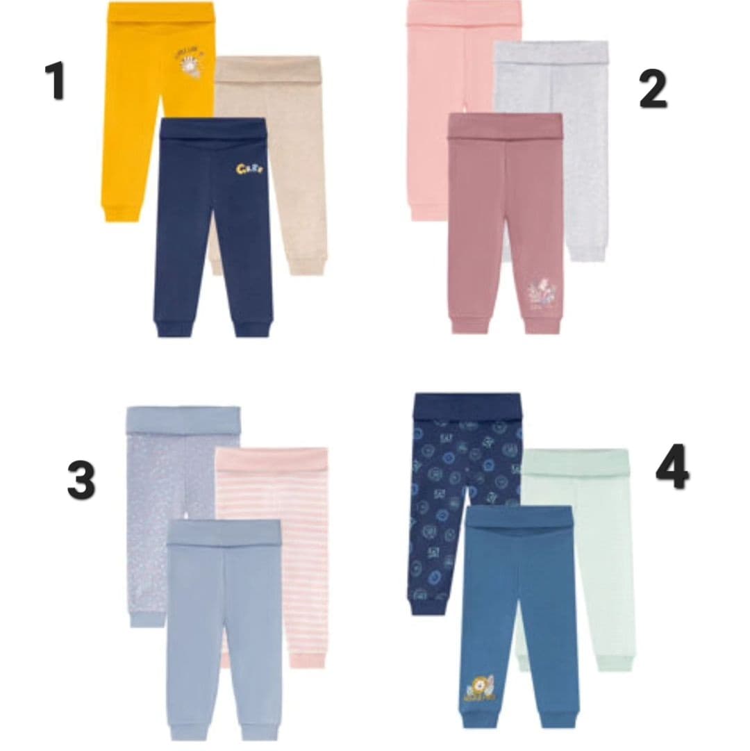 پک ۳ عددی شلوار کمر پهن لوپیلو