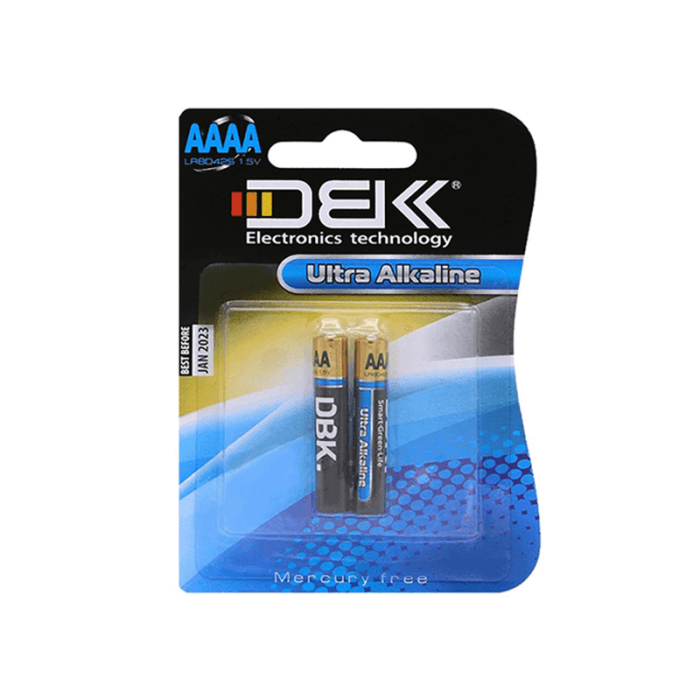 باتری نیم قلمی ۲عددی DBK Ultra Alkaline LR8D425