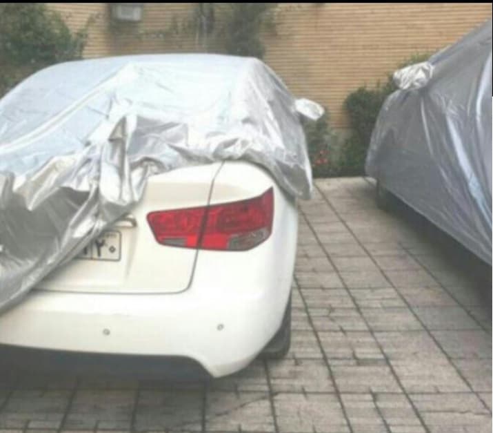 چادر ماشین ضد آب سبک جنس شمعی سبک (پشت نقره ) بسترن بی 50 اف B50F