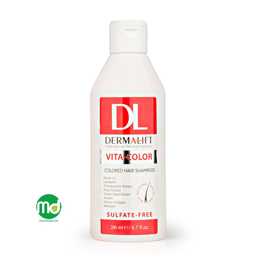 شامپو ویتا کالر درمالیفت مناسب موهای رنگ شده و آسیب دیده