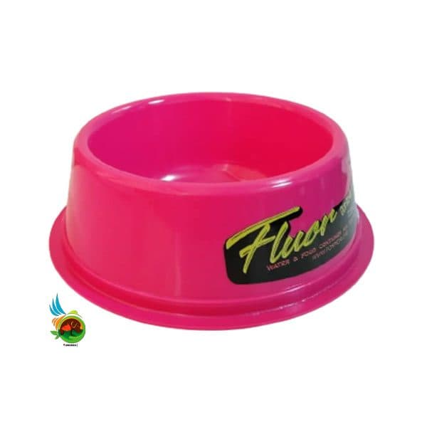 ظرف غذای پلاستیکی سگ و گربه مدل فلور سایز s