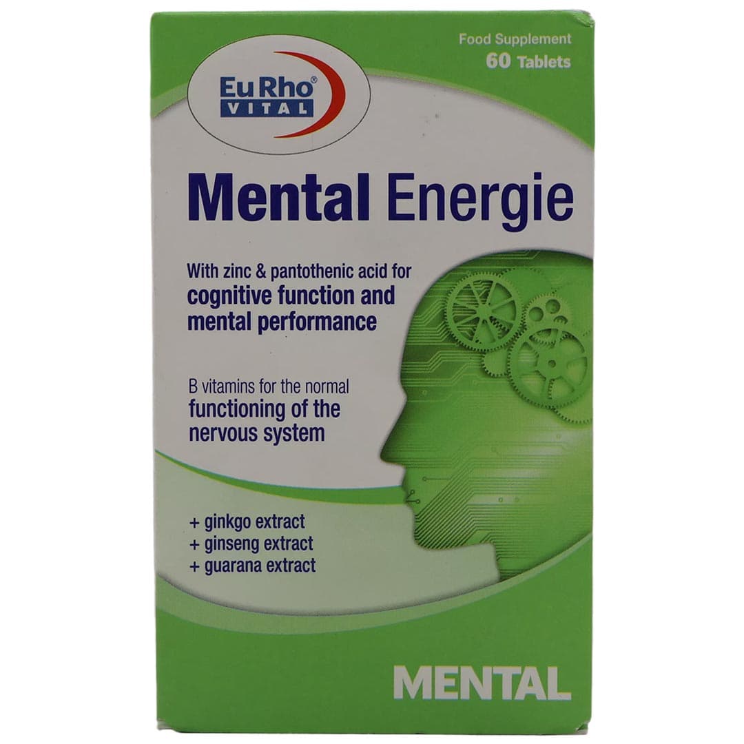 قرص منتال انرژی یوروویتال برای تقویت حافظه 60 عدد