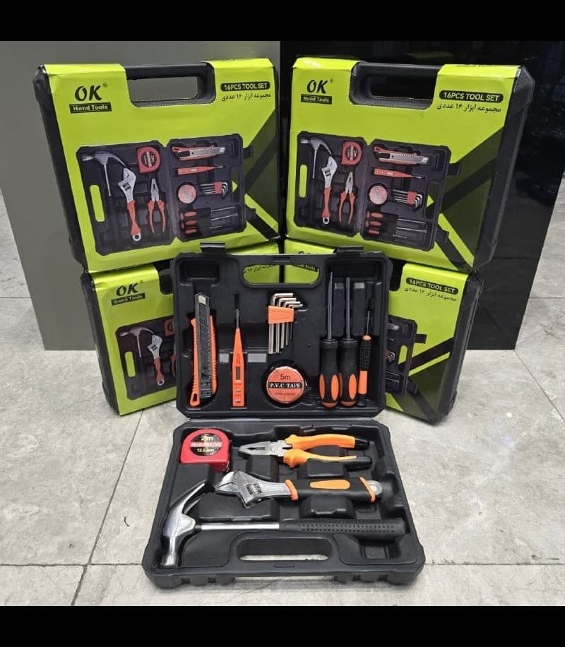 مجموعه ابزار حرفه ای ۱۶ عددی اوکی مدل OK19