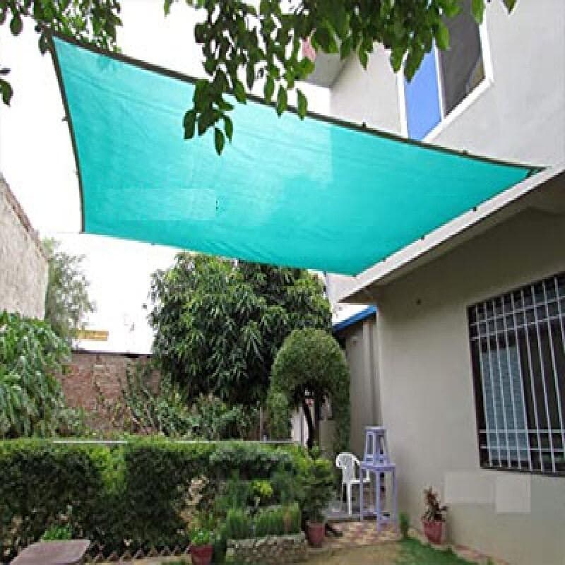 شید سایبان 80درصد 2در4 دور دوزی شده همراه با حلقه نصب