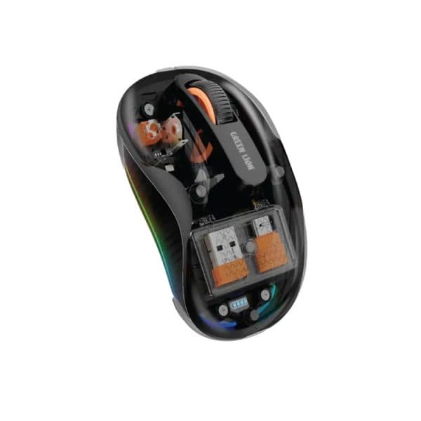 ماوس بی سیم شفاف گرین لاین مدل Turtle Mouse 2400DPI