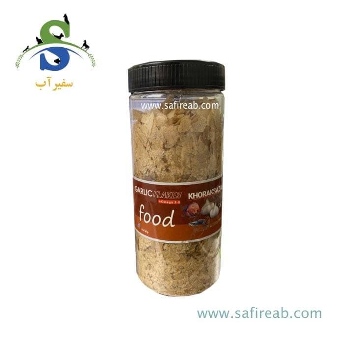 غذای پولکی سیر خوراک سازان ۱۰۰ گرمی