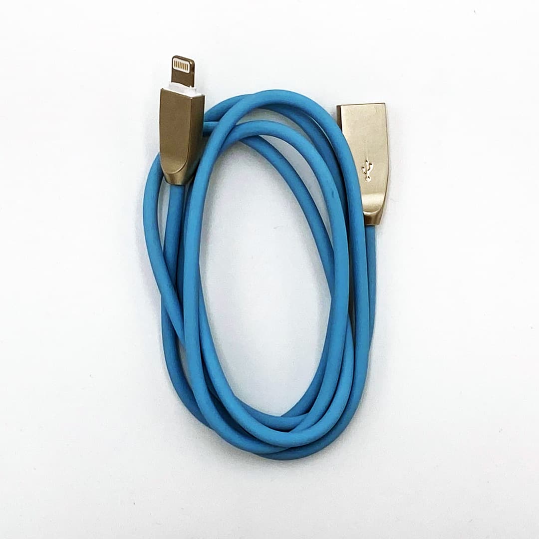 کابل شارژر USB به Lightning دو سر فلزی 1 متر
