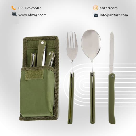 قاشق چنگال و چاقو کیفی مسافرتی (( اقساط یک ساله ))