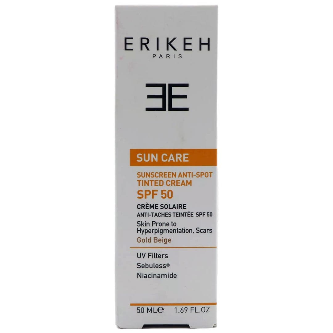کرم ضدآفتاب و ضدلک بژ طلایی 50 میل SPF 50 اریکه