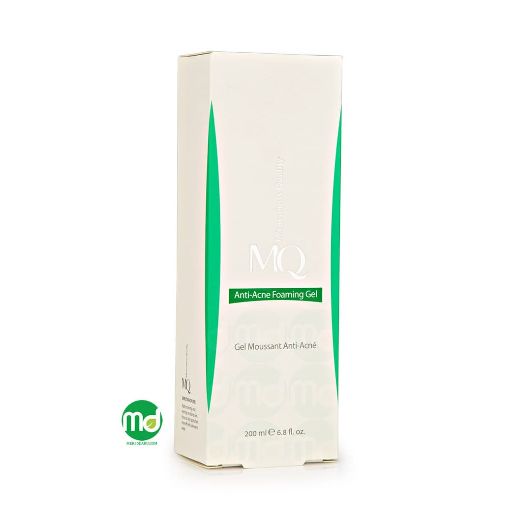 ژل فومی پاک کننده ام کیو مناسب پوست آکنه دار 200ml