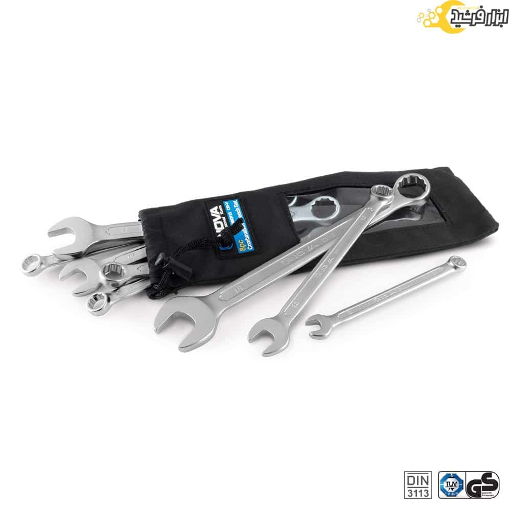 آچار یکسر رینگی 8 عددی نووا مدل NTS 1067