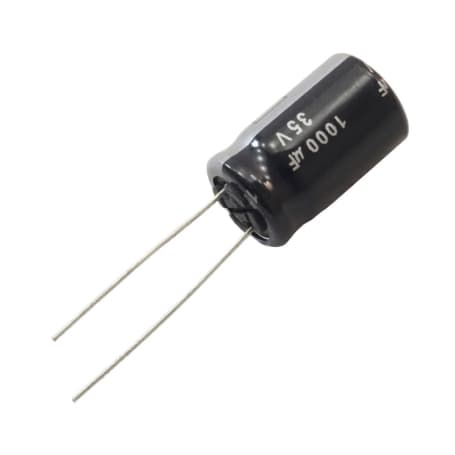 خازن الکترولیتی امپدانس پایین 1000uF / 35V ژاپنی مارک Matsushita Panasonic با طول عمر بالا