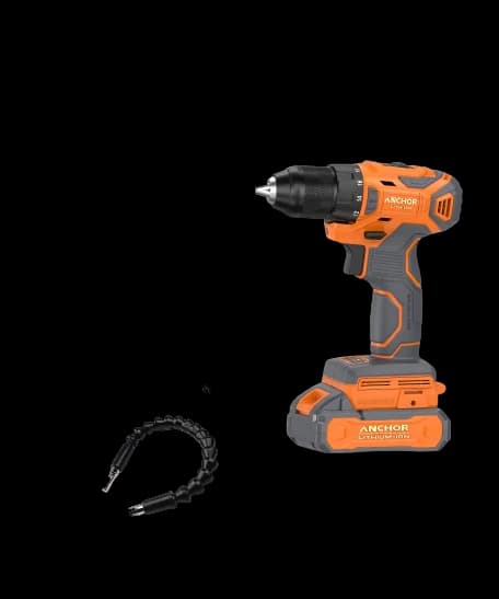 دریل شارژی 20ولت 2سرعته چکشی براشلس آنکور مدل DCE15