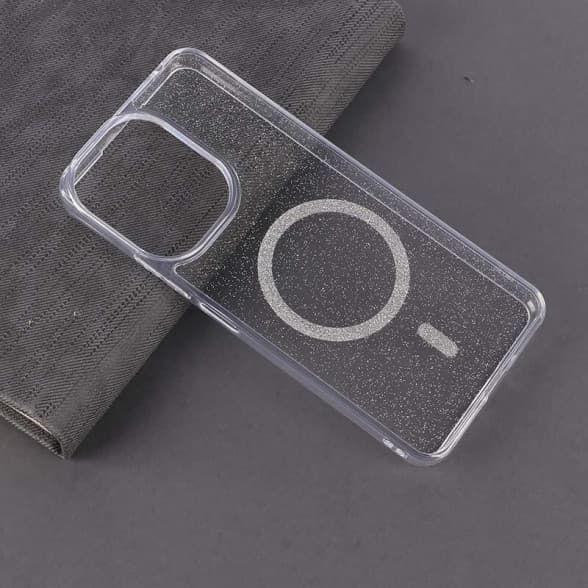 قاب شفاف اکلیلی Xiaomi Redmi 13C / Poco C65 طرح مگ سیف