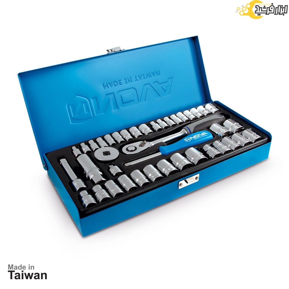 جعبه بکس 40 پارچه شش پر نووا NTS7002