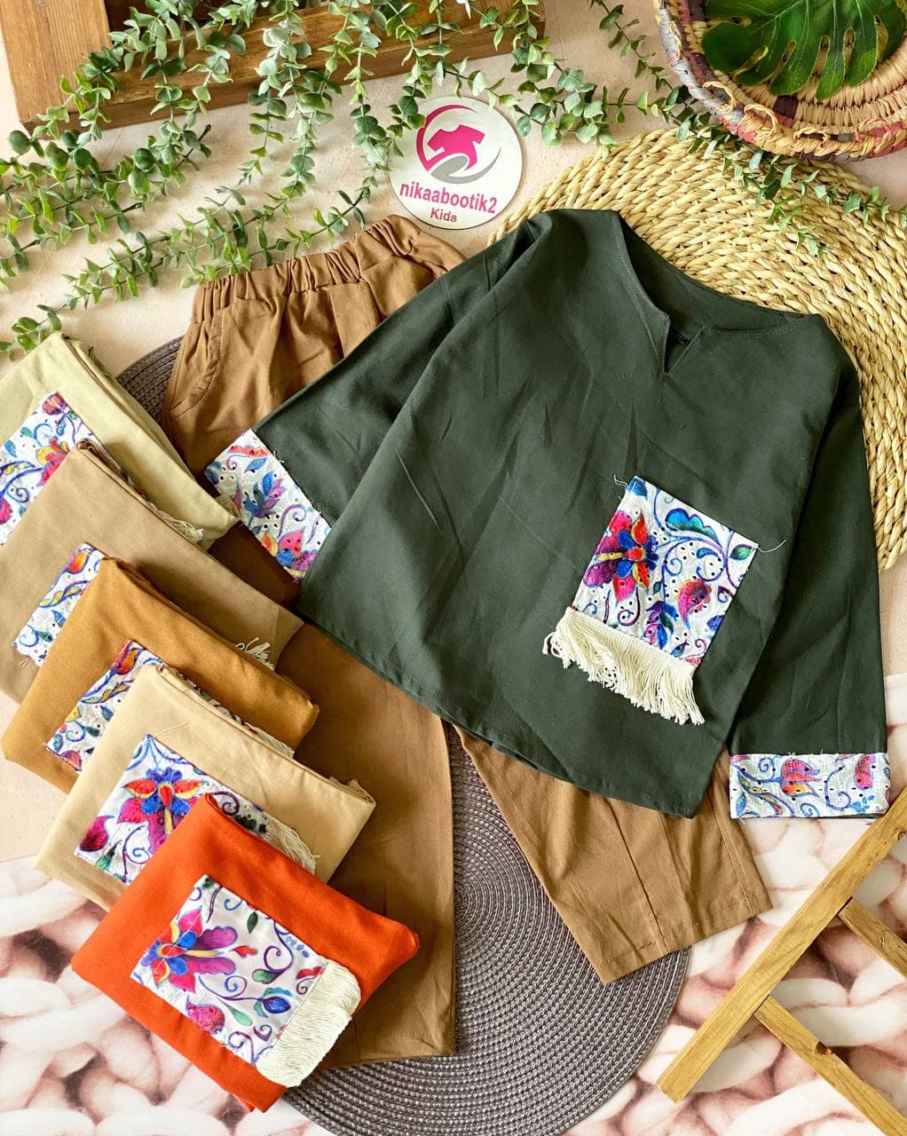 شومیز شلوار جیب سنتی