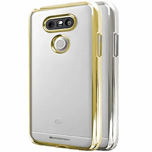 قاب ژله ای ال جی G5 شفاف دور رنگی