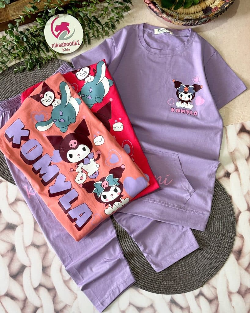 تیشرت شلوارک کرومی جیب دار