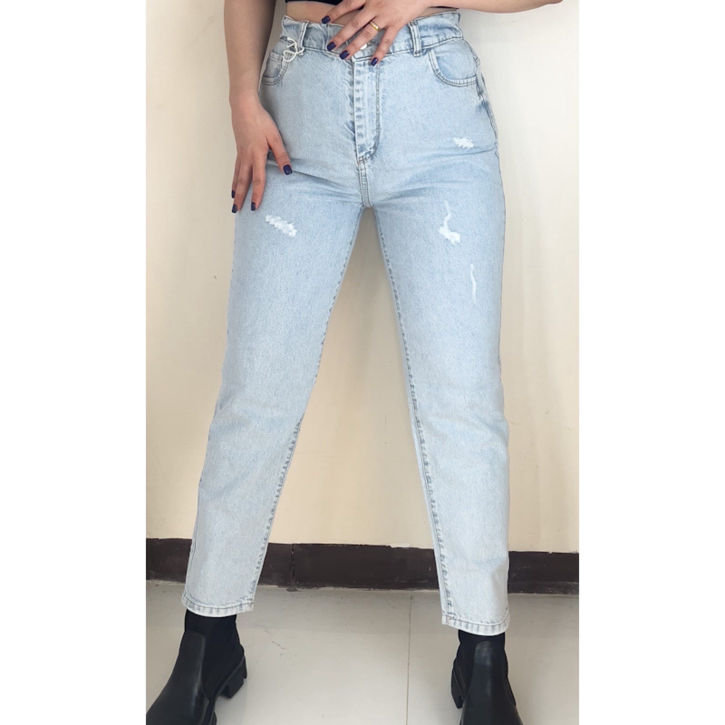 شلوار مام جین آلپو