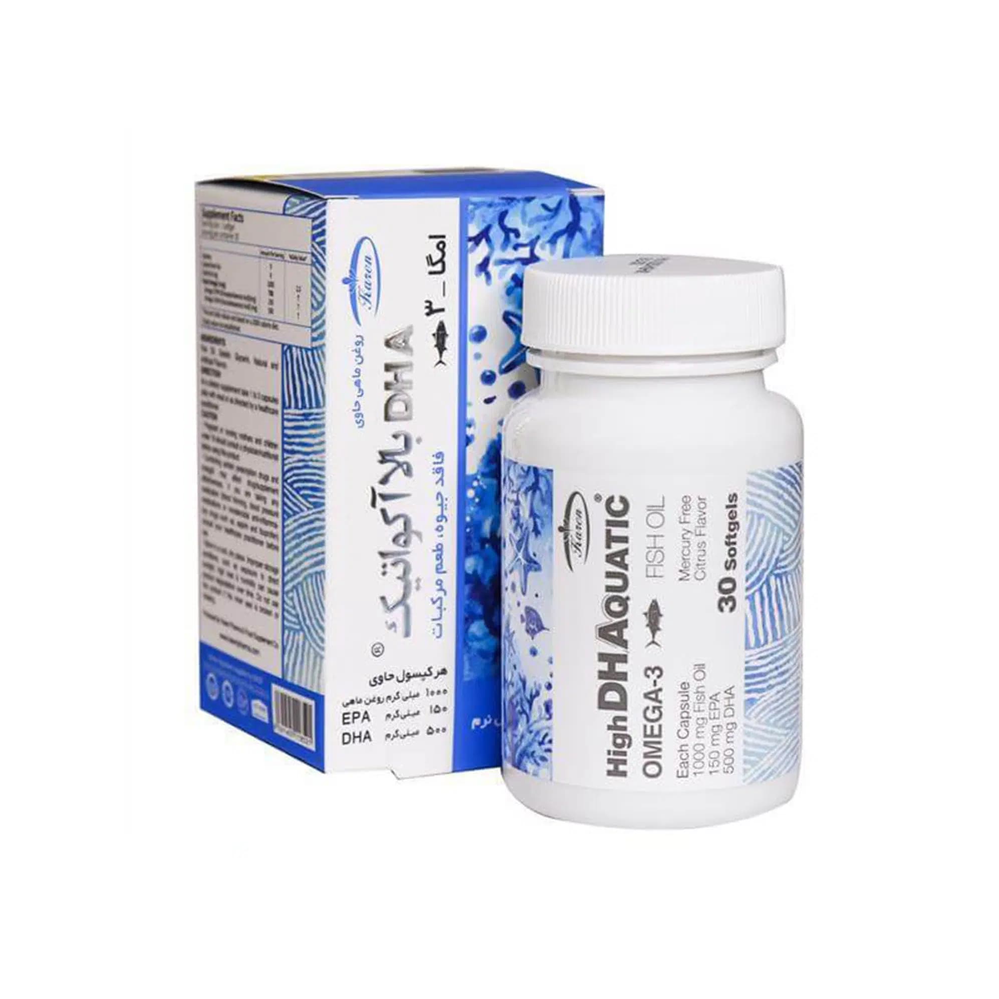 امگا 3 دی اچ ای بالا کارن 30 عدد