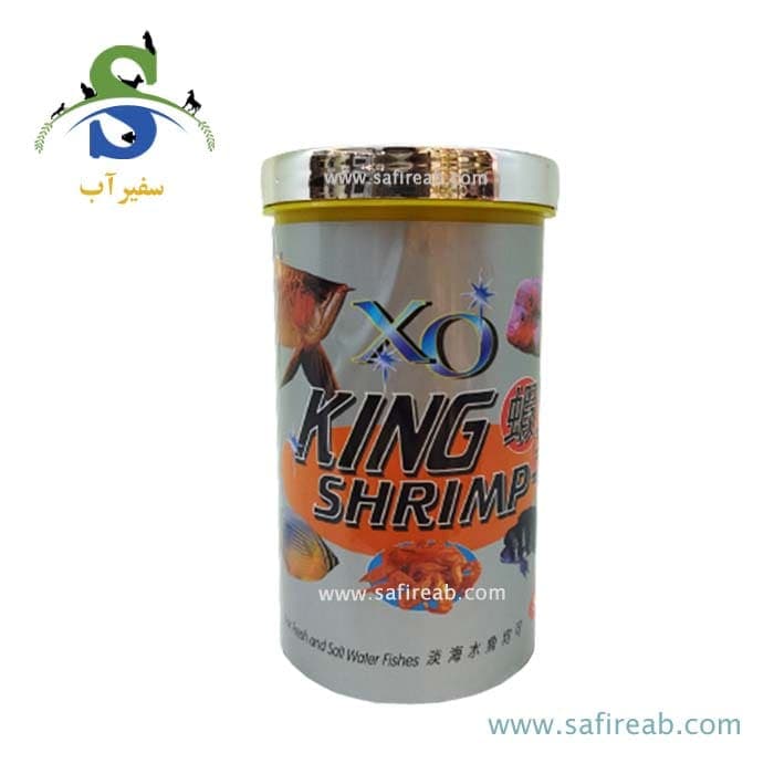 غذای میگو خشک شده ایکس او کینگ شریمپ اوشن فری