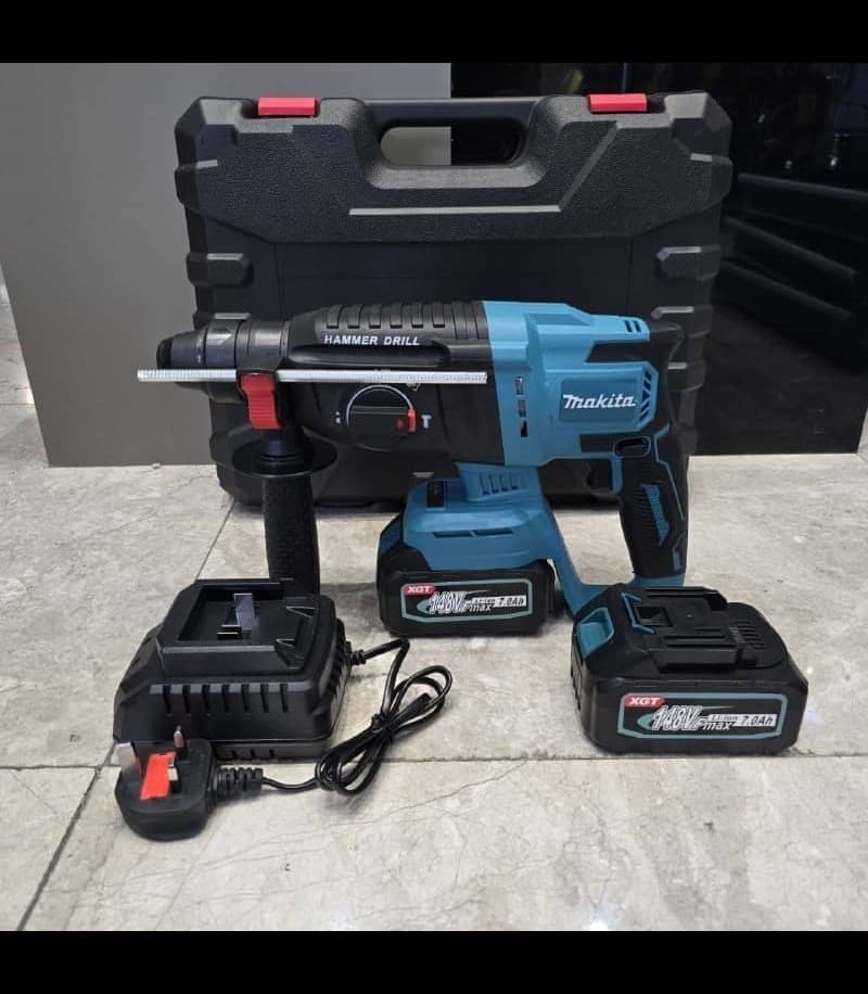 دریل بتن کن شارژی براشلس طرح ماکیتا مدل CRH