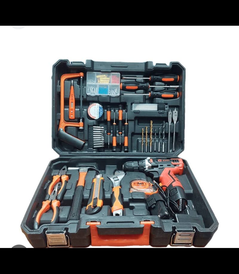 کیت دریل شارژی پیچ گوشتی شارژی 12 ولت 100 عددی ادون edon مدل 40 TL