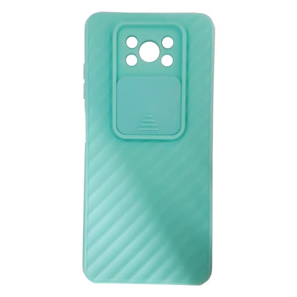 قاب گوشی سیلیکون محافظ لنز کشویی شیائومی Poco X3