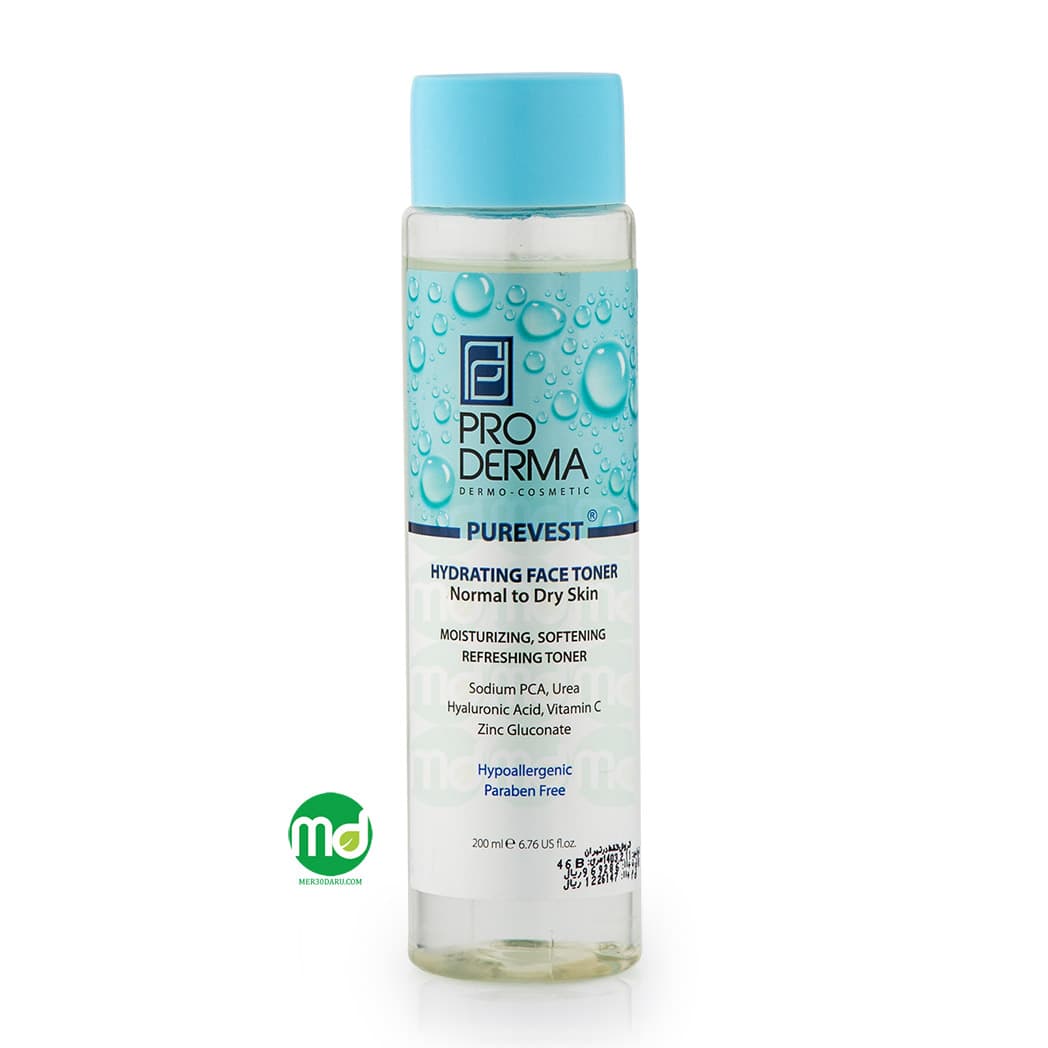 تونر آبرسان پوست معمولی تا خشک پرودرما 200ml