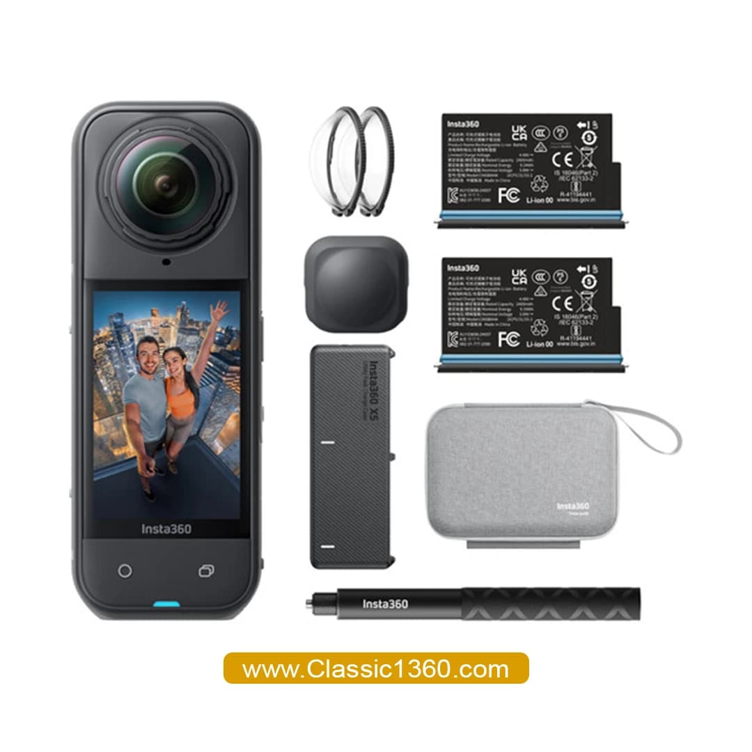 دوربین ورزشی Insta360 X5 360 Essentials Bundle
