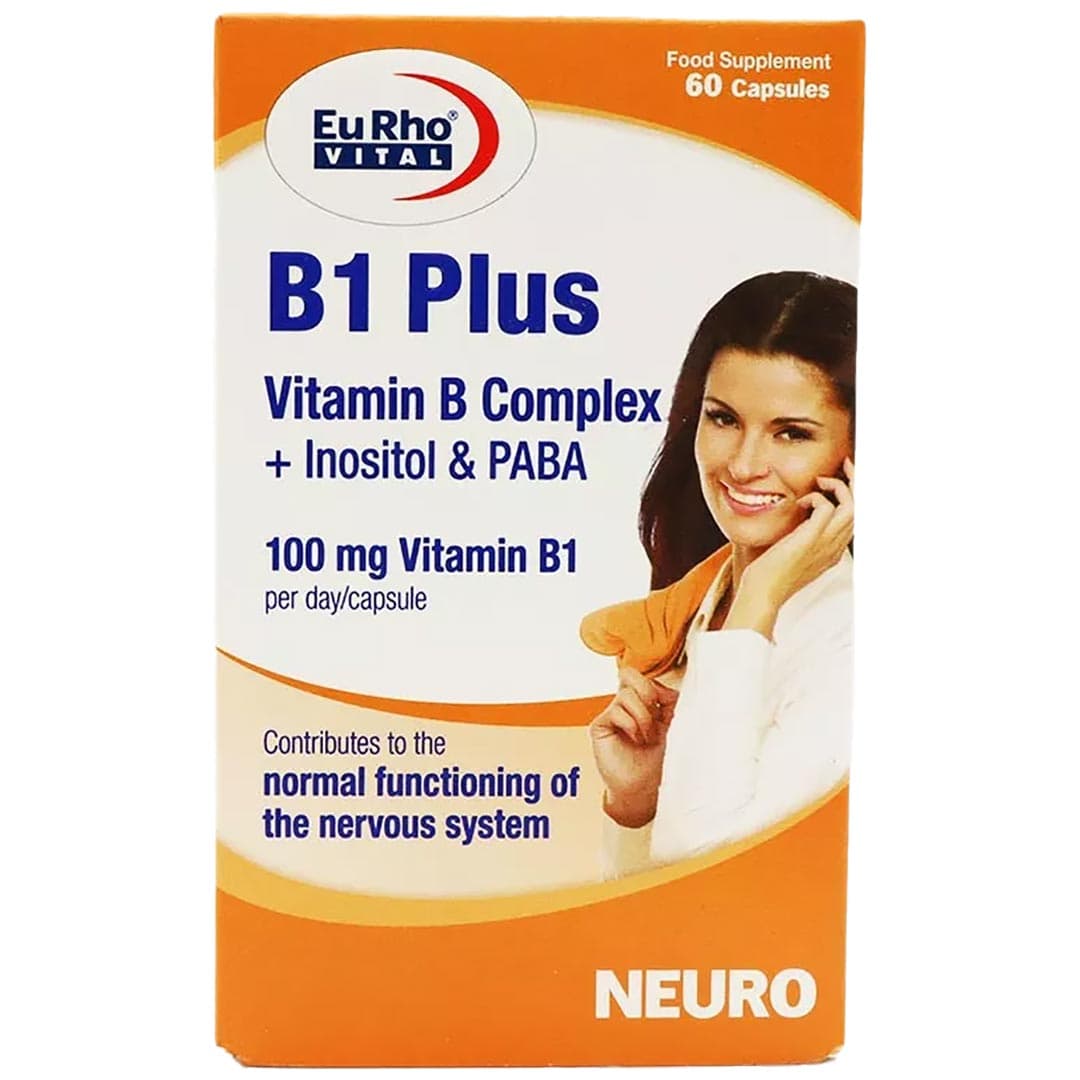 ویتامین ب-کمپلکس ب1 پلاس 60 عددی یوروویتال