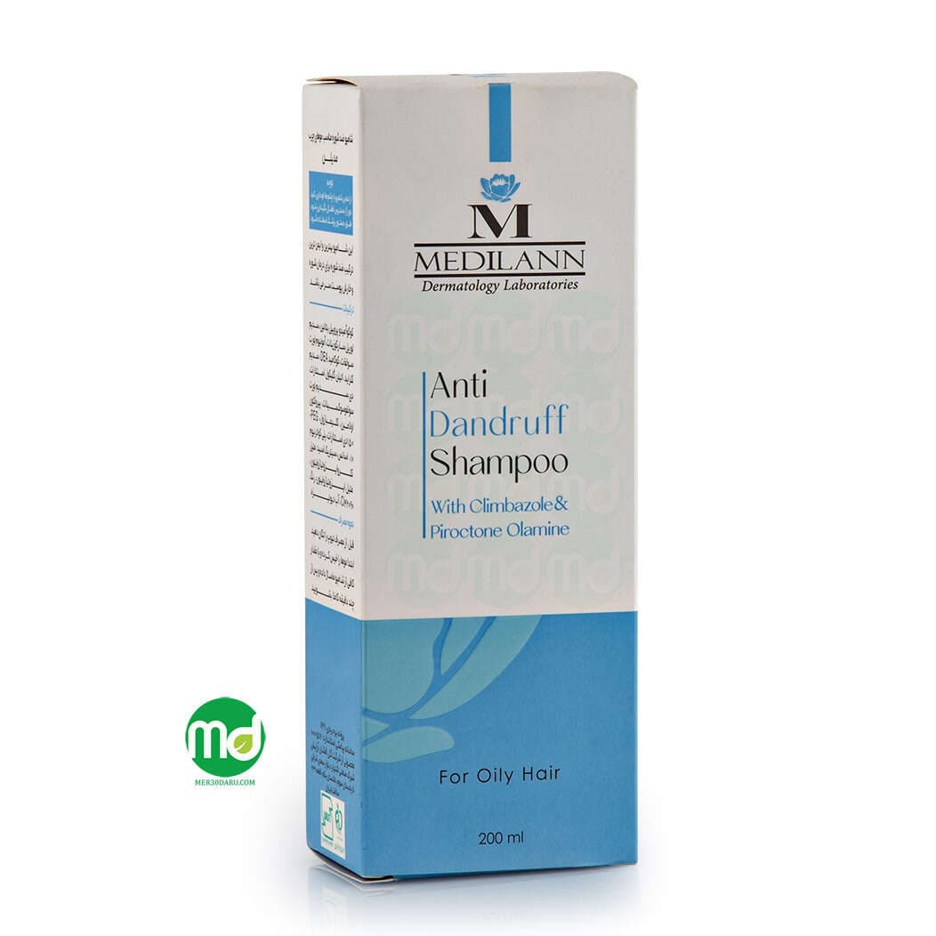 شامپو ضد شوره موهای چرب مدیلن 200ml