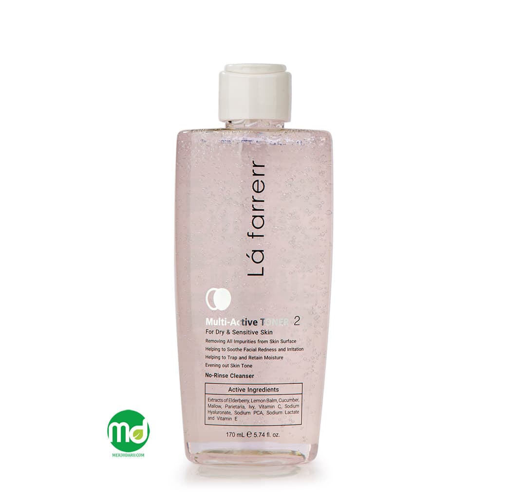 تونر لافارر پوست خشک و حساس مدل مولتی اکتیو