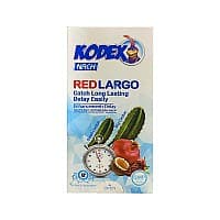 کاندوم تاخیری کدکس رد لارگو 12 عددی