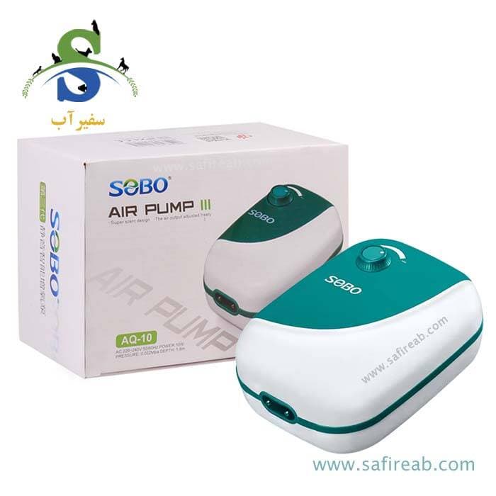 پمپ هوا دو خروجی AQ-10 سوبو
