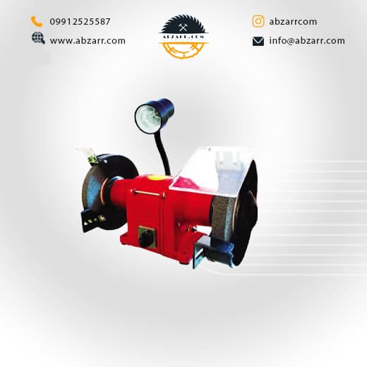 ماشین سنگ سنباده ۲۰۰ میلیمتر چراغ دار تک فاز محک مدل GD 200-1 HL (( اقساط یک ساله ))